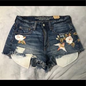 American eagle jean shorts